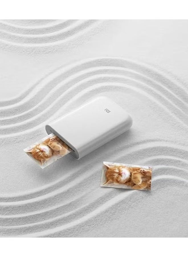 شاومي طابعة صور شياومي، ورق صور 50 ورقة، ورق صور بحجم 3 إنش - Image 3